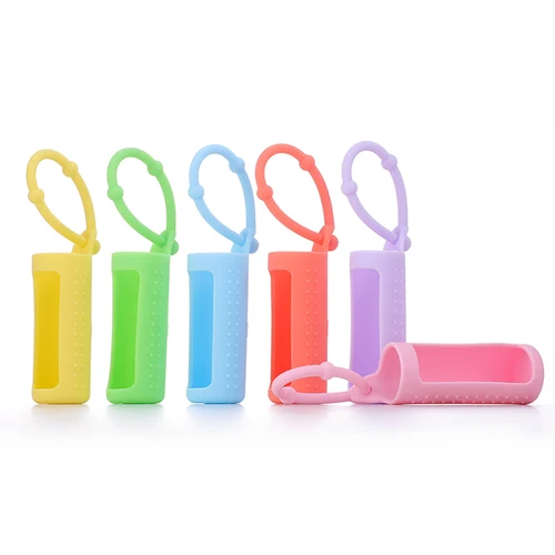 Imagen 2 del producto Soporte para botella con rodillo de silicona de 10ml, funda protectora para rollo de aceite esencial en botella, Estuche de transporte, 6 uds.