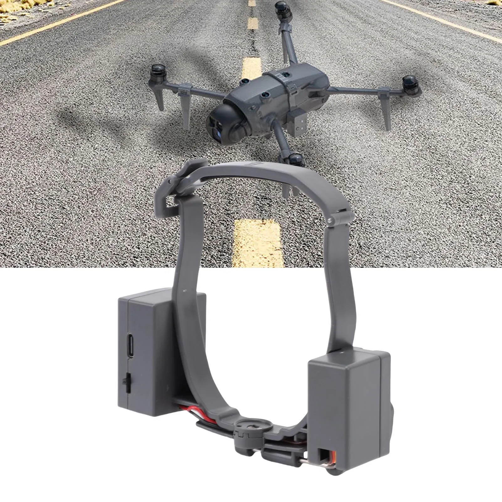 Système avec train d'atterrissage adapté au système de libération de charge utile pour drone 4 Pro polyvalent pour la livraison de cadeaux de mariage