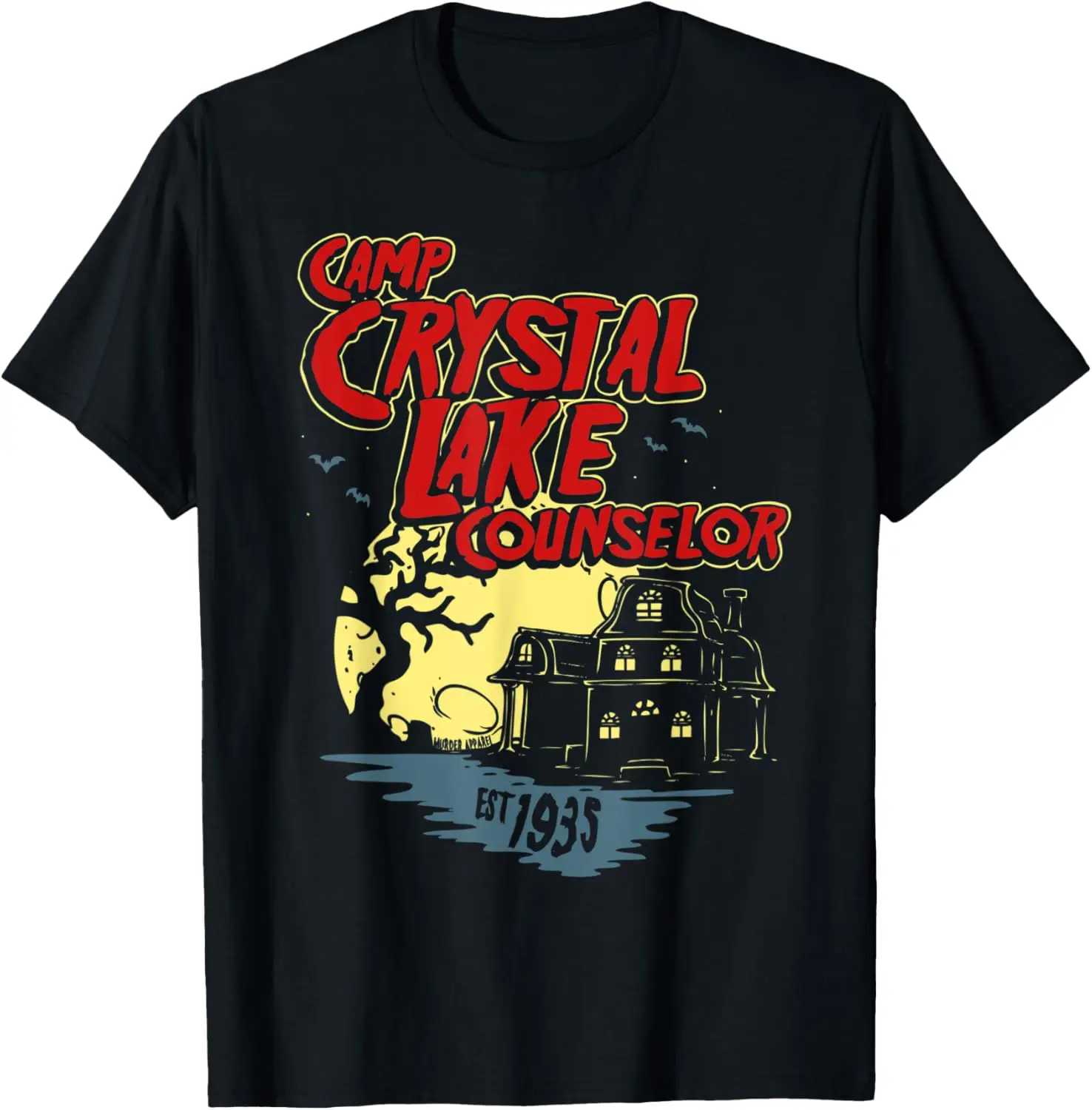 

Футболка ужасов в стиле ретро 80-х Camp Crystal Lake Counselor