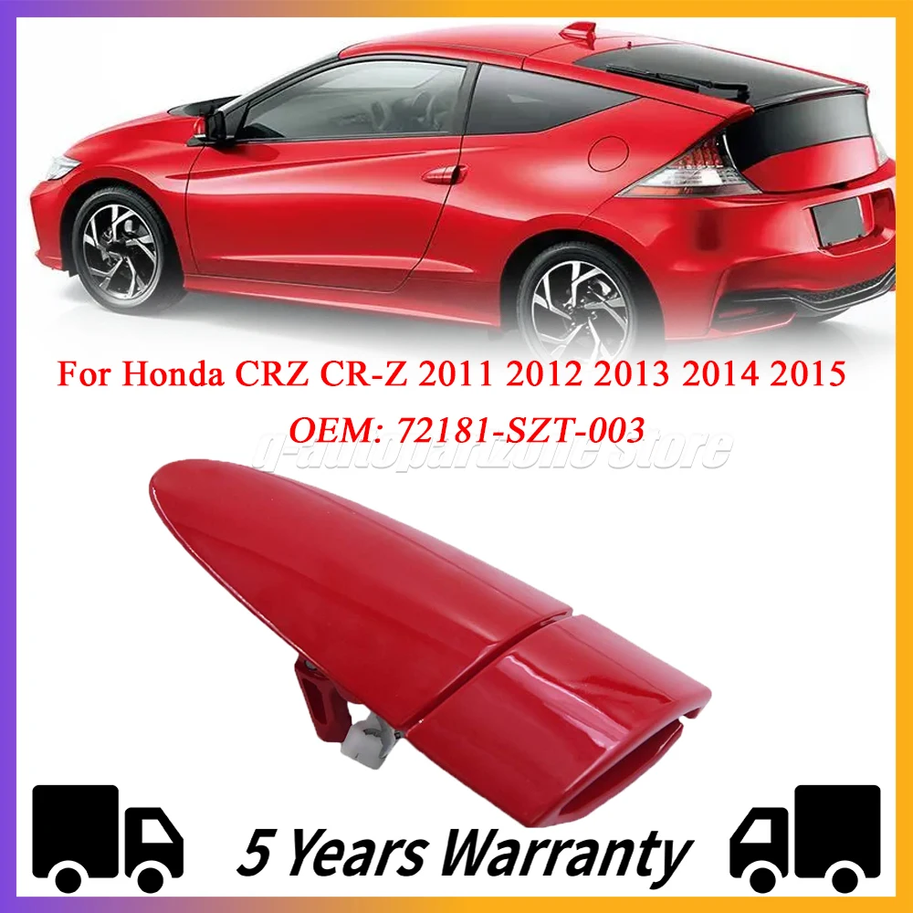 

New 72181-SZT-003 For Honda CRZ CR-Z 2011 2012 2013 2014 2015 72181-szt-003 Door Outer Handle Red Left Door Outer Handle