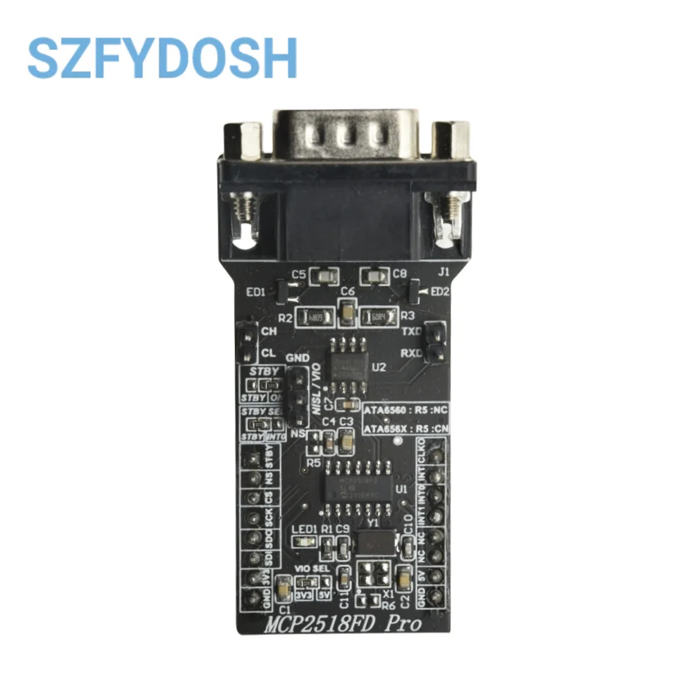 وحدة SPI إلى CANFD MCP2518FD ATA6560 جهاز الإرسال والاستقبال CAN Bus Module أداء معزز على حل MCP2515