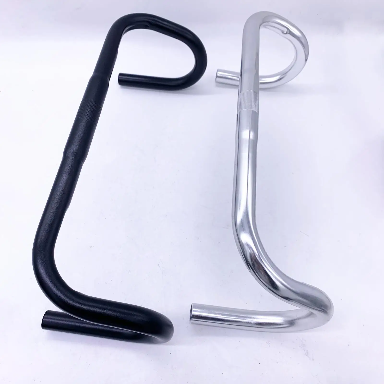 Fixed Gear Aluminum Alloy Racing Drop Bars Vintage Style Racing Handlebar 420mm Rest Bar  Accessories Parts  Handlebars  Bike