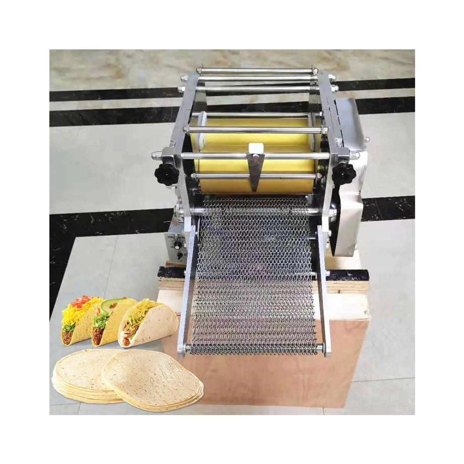 Automatic dumpling skin machine round pancake roti making machine