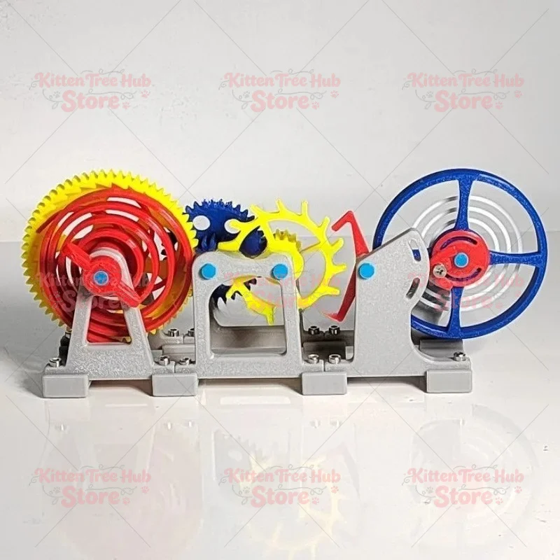 structure clock imitation movement model handmade clockwork toy