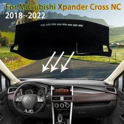 Dashboard Cover Mat for Mitsubishi Xpander Cross NC Nissan Livina 2018~2022 Anti-dirty Rugs Pad Sunshade Carpet Car Accessories