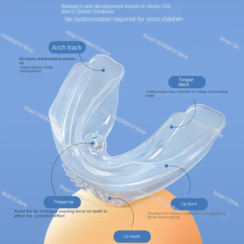 Children's Teeth Brace Invisible Tooth Socket Universal Correction Mouth Convex Teeth Covered Sky Deep Covering Artifact MRC