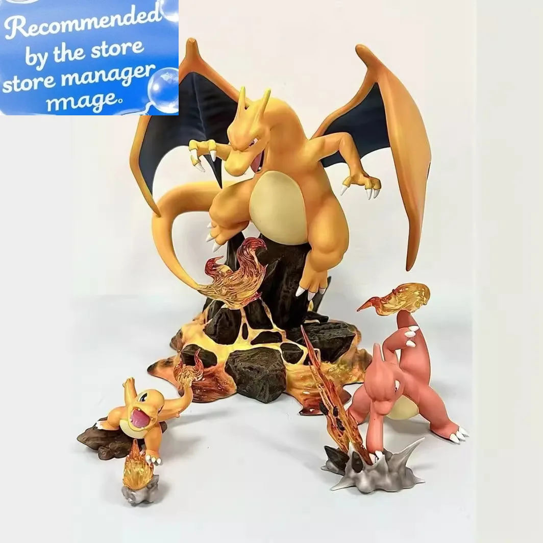 

9/16cm Anime Pokemon Figure Gk Charizard Action Figures Cute Figurine Pvc Statue Model Collection Decora Toys Gifts For Kids