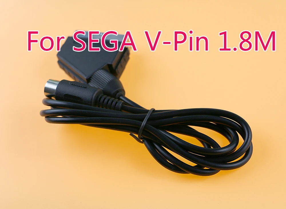 

20PCS Good quality 1.8m RGB Scart Cable for Sega Genesis 1 Mega Drive V Plug PAL console