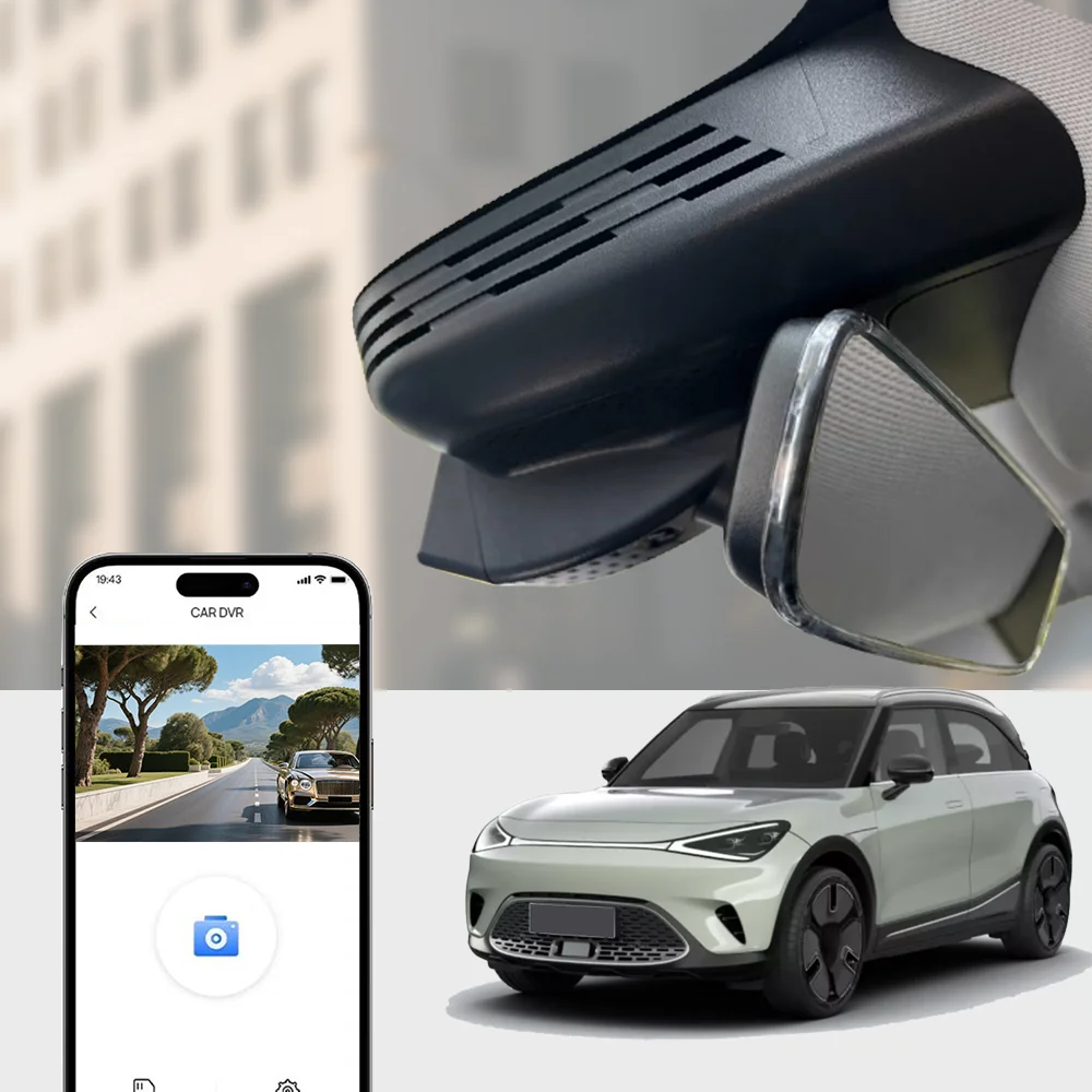 4K HD WIFi Car DVR Dash Cam For Smart #1 2022 2023  Mercedes Benz Smart 1 One Auto Accessoires DashCam Plug and Play APP Control