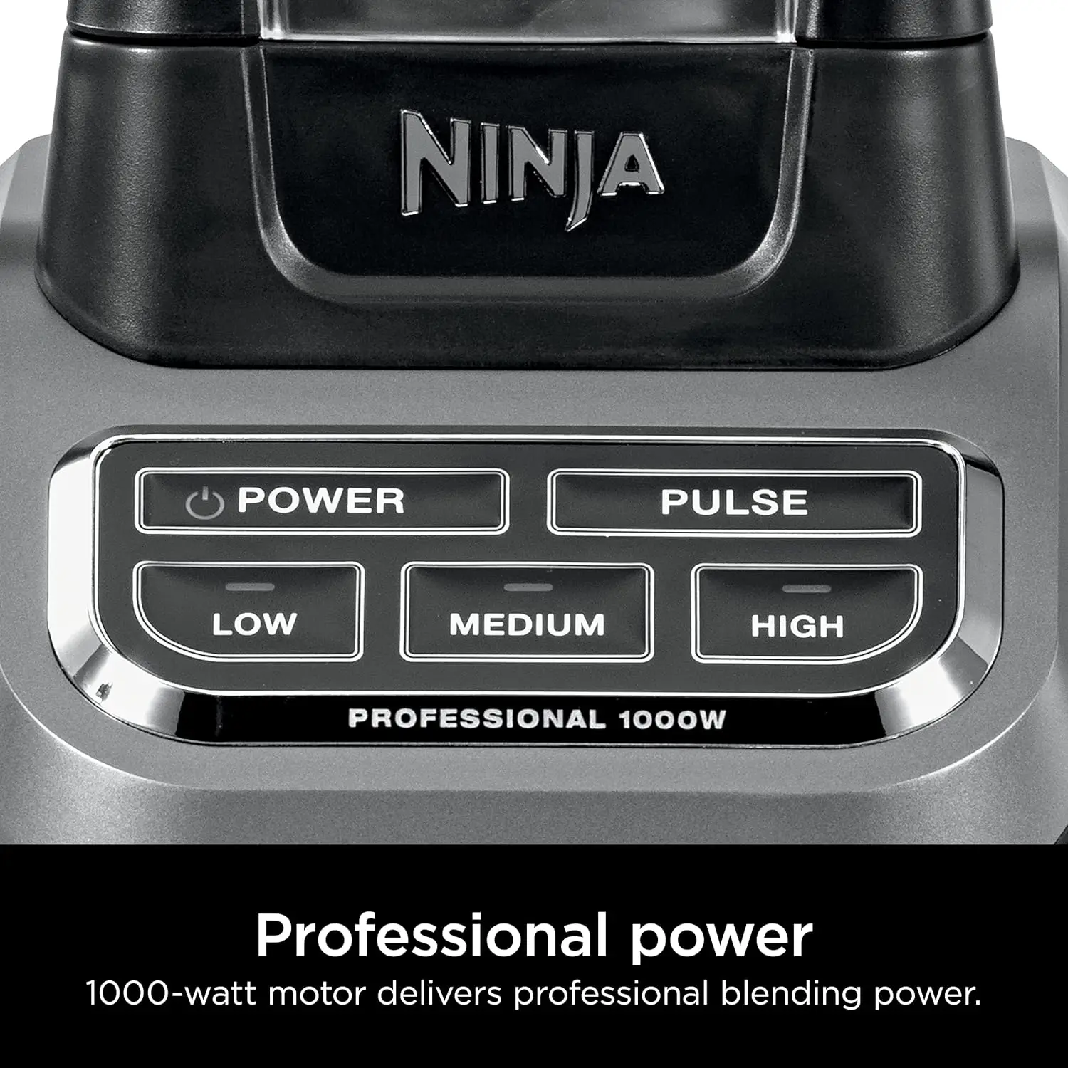 Ninja BL610 encimera profesional, Base de 1000 vatios, tecnología de trituración Total para batidos, hielo y fruta congelada, Blac, 72 Oz