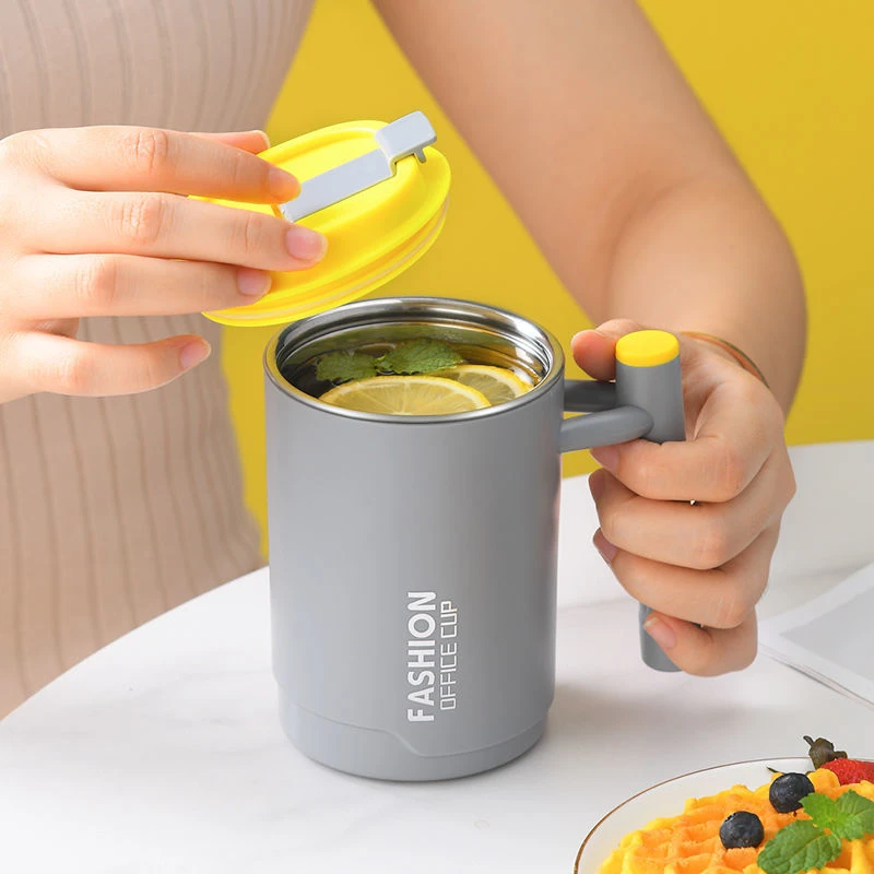 

Double Stainless Steel Thermal Mug Travel Leak-Proof Water Bottle Office Car Coffee Milk Tea Cup Portable Wine Tumbler for Gifts