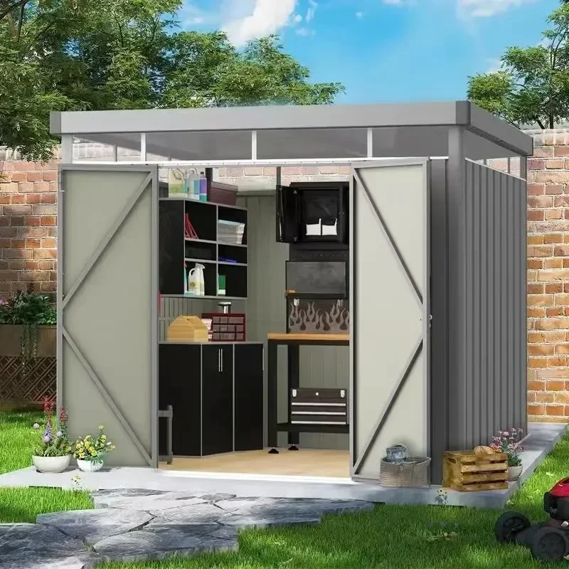 Yard utility room combination house mobile assembly