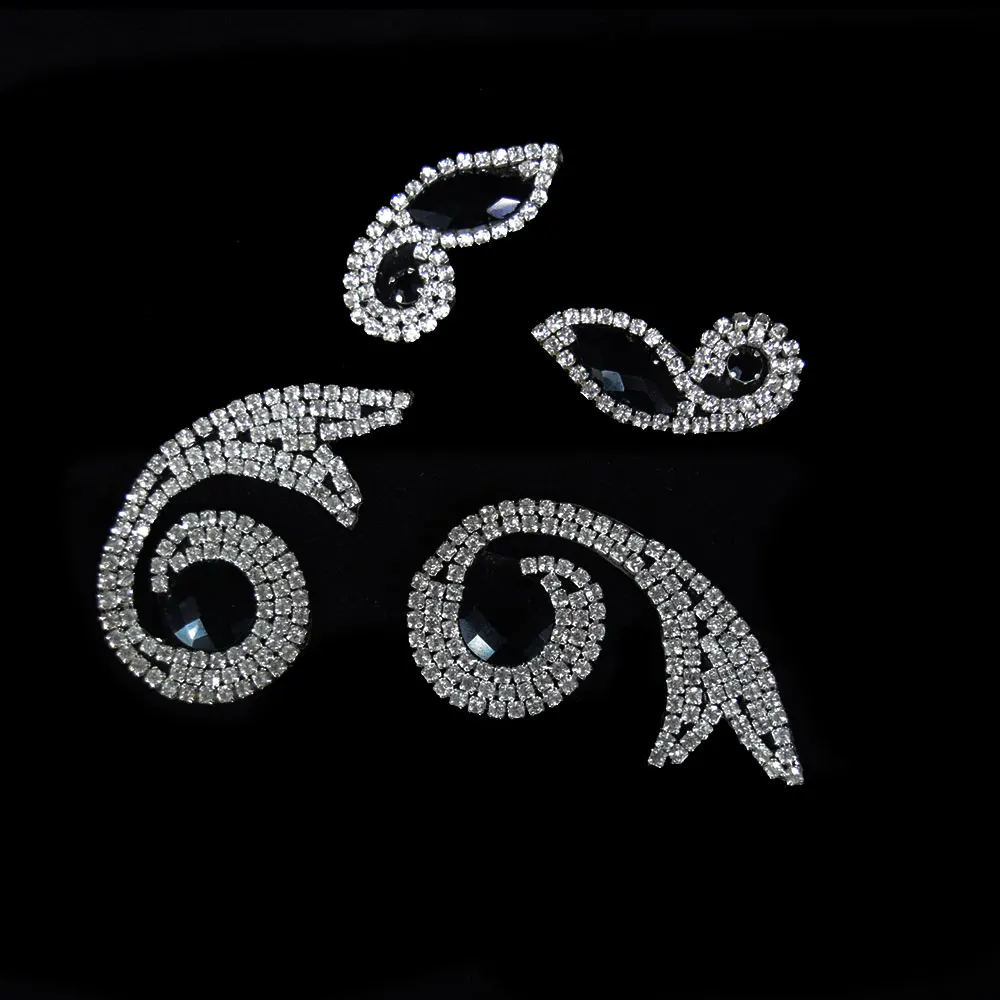 

10PCS Self-Adhesive Rhinestone Art Appliqué Garment Accessory - Dress Decor for Men Women's Red Carpet & Fashion Statement