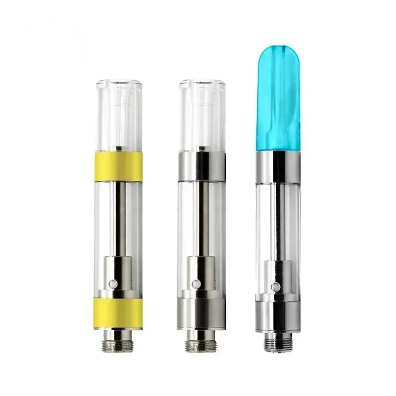 

10pcs G5 Dank Vapes Thick Oil Cartridge Drip Tip 510 1ml Ceramic Coil Glass Carts Atomizer Tank for Empty Vape Cartridge Mod Kit