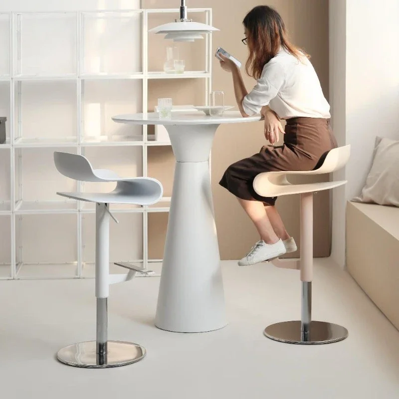 

Bar table Small apartment household balcony High table Cafe bar Office reception Round high table
