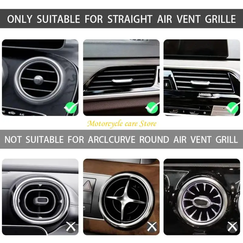 

U75F 20x Car Air Condition Vent Outlet Styling Mouldings Set Stylish Sticker Redefine Perfect Fit 20cm Long