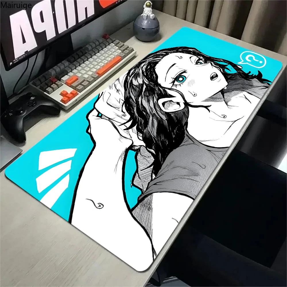 Mouse Pad Anime Girl Pattern Keyboard Gaming Laptop Anime Anti-wrinkle Non-slip MousePad Office Carpet Gamer Keyboard Desk Pad