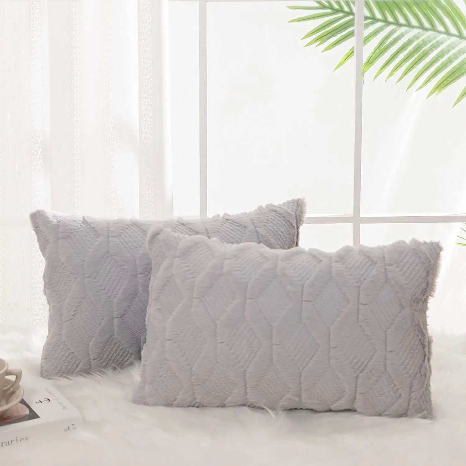 Funda Cojin 30x50 Rectangular Pillow Cover Soft Plush Cushion Cover Living Room Sofa Pillowcase Home Decor Housse Coussin