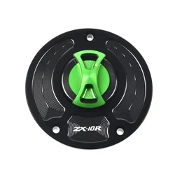 Keyless Motorcycle Fuel Gas Tank cap Cover For Kawasaki Ninja ZX-10R 2006-2020 2010 2014 2015 2016 2017 2018 2019 ZX10R ZX 10R