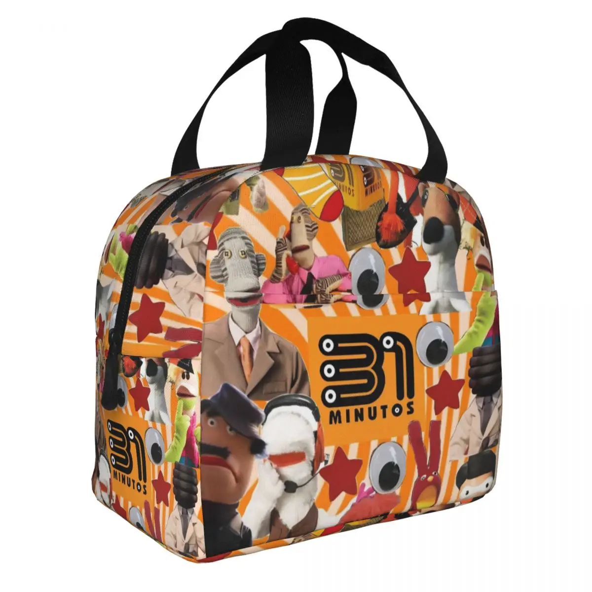 31 Minutos Chilean Cartoon Insulated Lunch Bags Cooler Bag Lunch Container High Capacity Tote Lunch Box Men Women Work Picnic