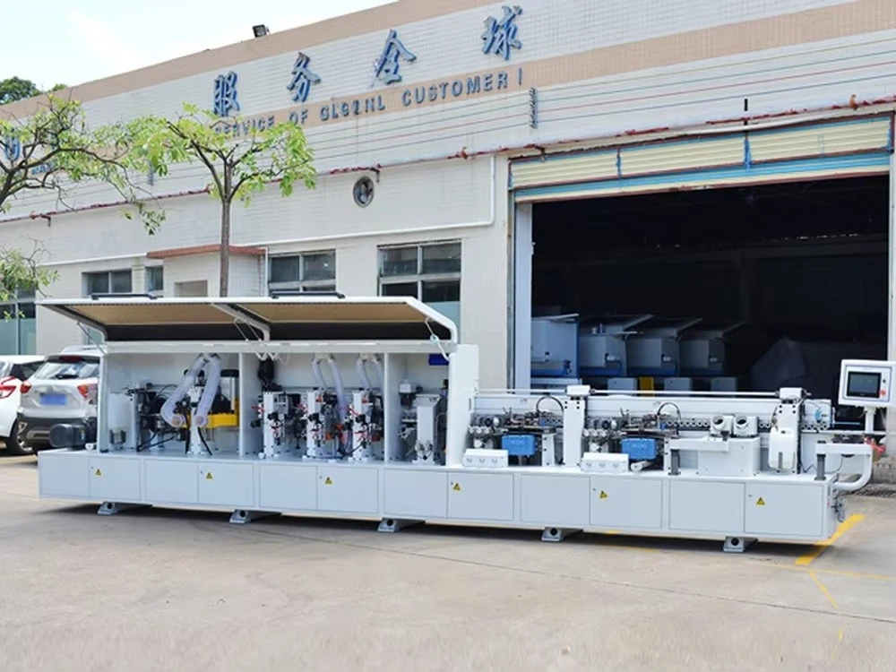 Automatic Edge Banding Machinery Woodworking Full Automatic Mdf Board Wood Furniture Pvc Edge Banding Machine