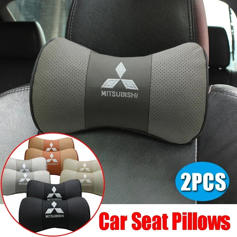 Coussin de soutien du cou respirant pour siège de voiture, oreiller de repos pour sauna, Mitsubishi Delica Pajero Galant Eclipse ASX L300 Montero L200 EVO