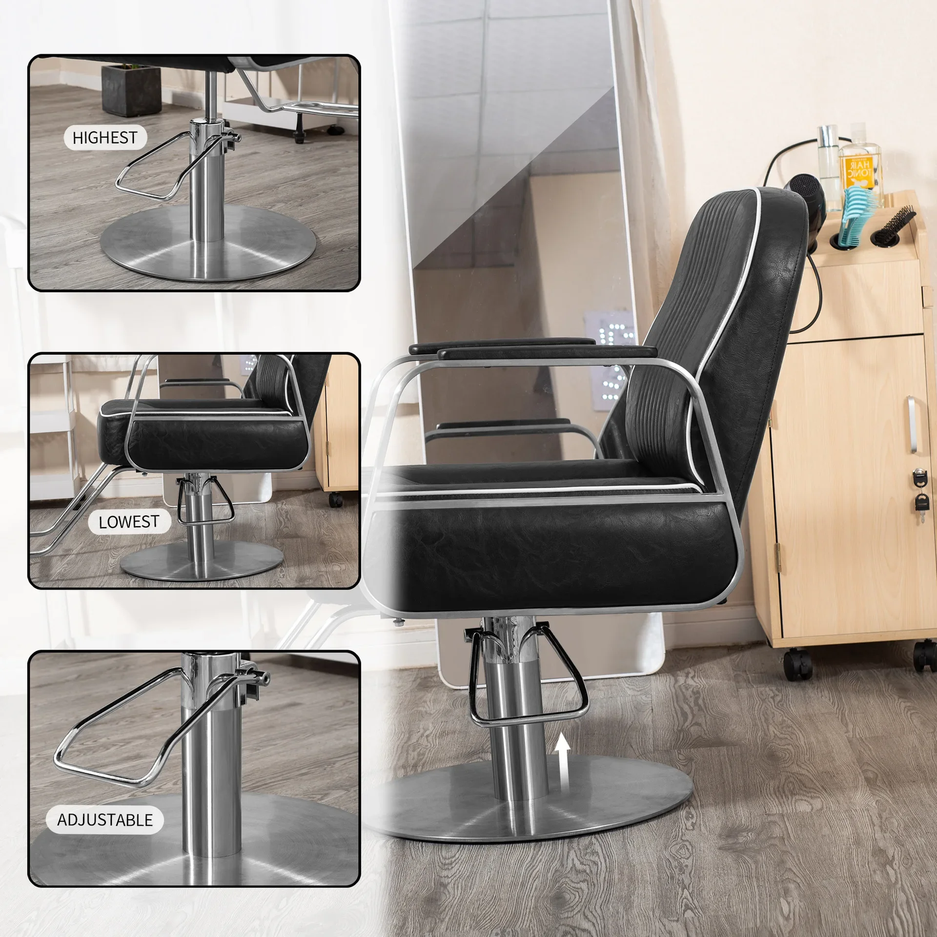 #Rotating Barber Chair for Salon, Hairdressing & Spa Equipment
