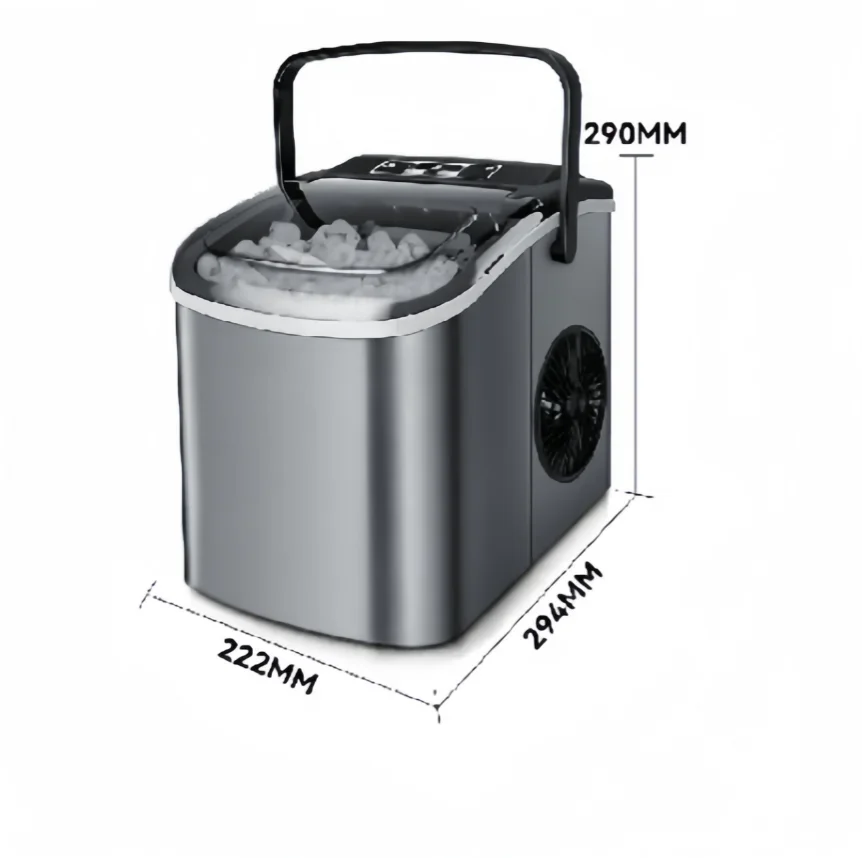 FirmHome Store15kg/24H Automatic Ice Cube Maker Portable Electric Round Ice Block Making Machine Family Bar Coffee Shop Milk Tea