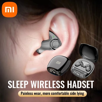 Xiaomi uyku görünmez kulakiçi Tiny kulaklıklar gizli gürültü iptal kablosuz kulaklıklar spor Stereo Bluetooth 5.3 Earohone