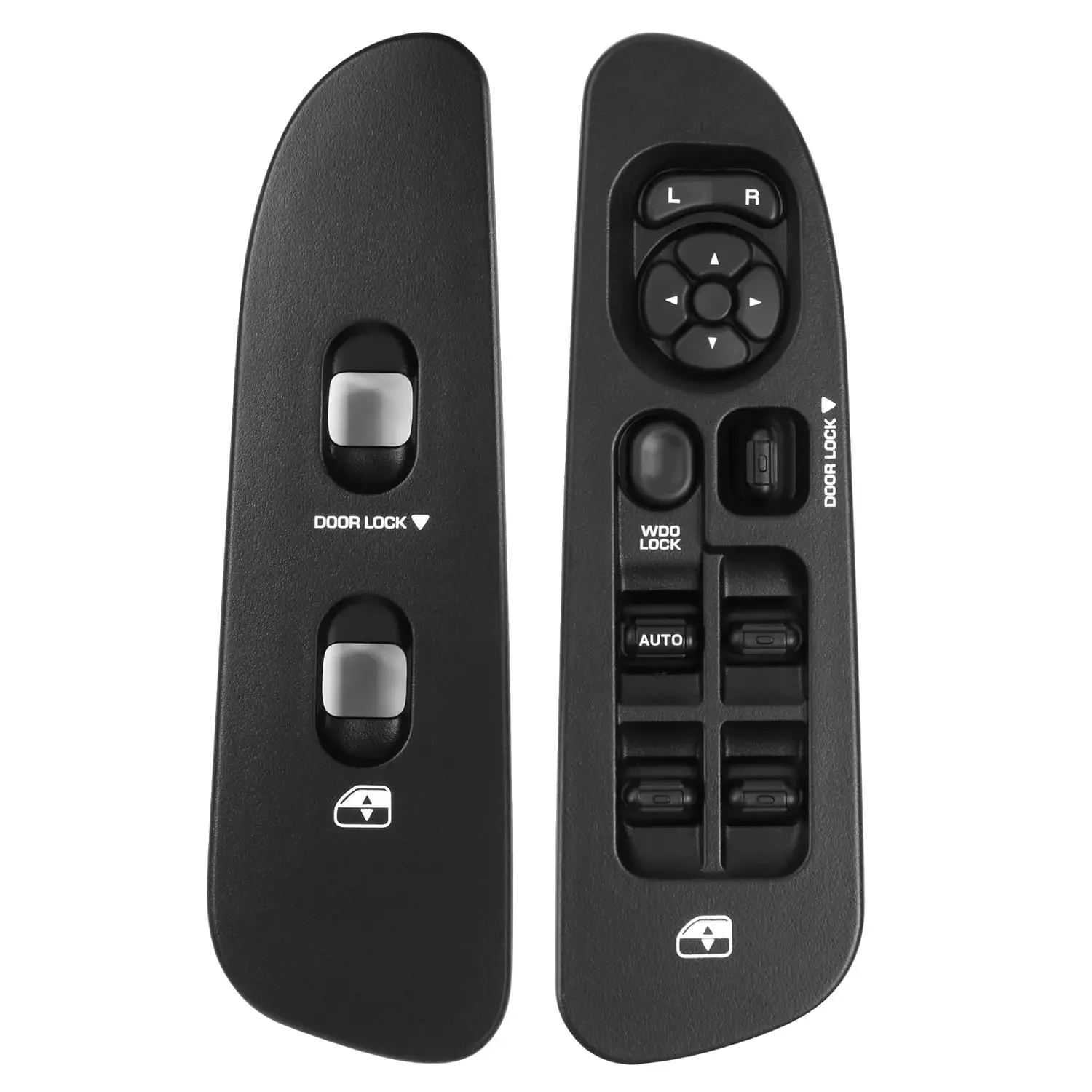 Driver side electric window switch and trim panel for Dodge Ram 68171680aa black