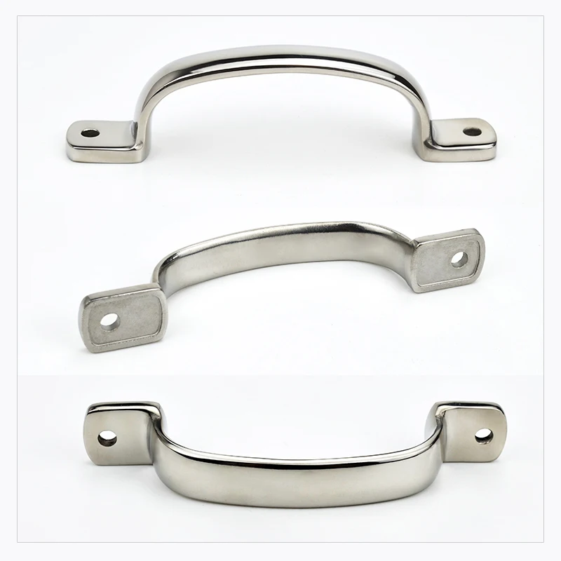 Thickened Solid 304 Stainless Steel Heavy Handle Plus Heavy Door Bow Knobs Industrial Load-Bearing Pull Handle