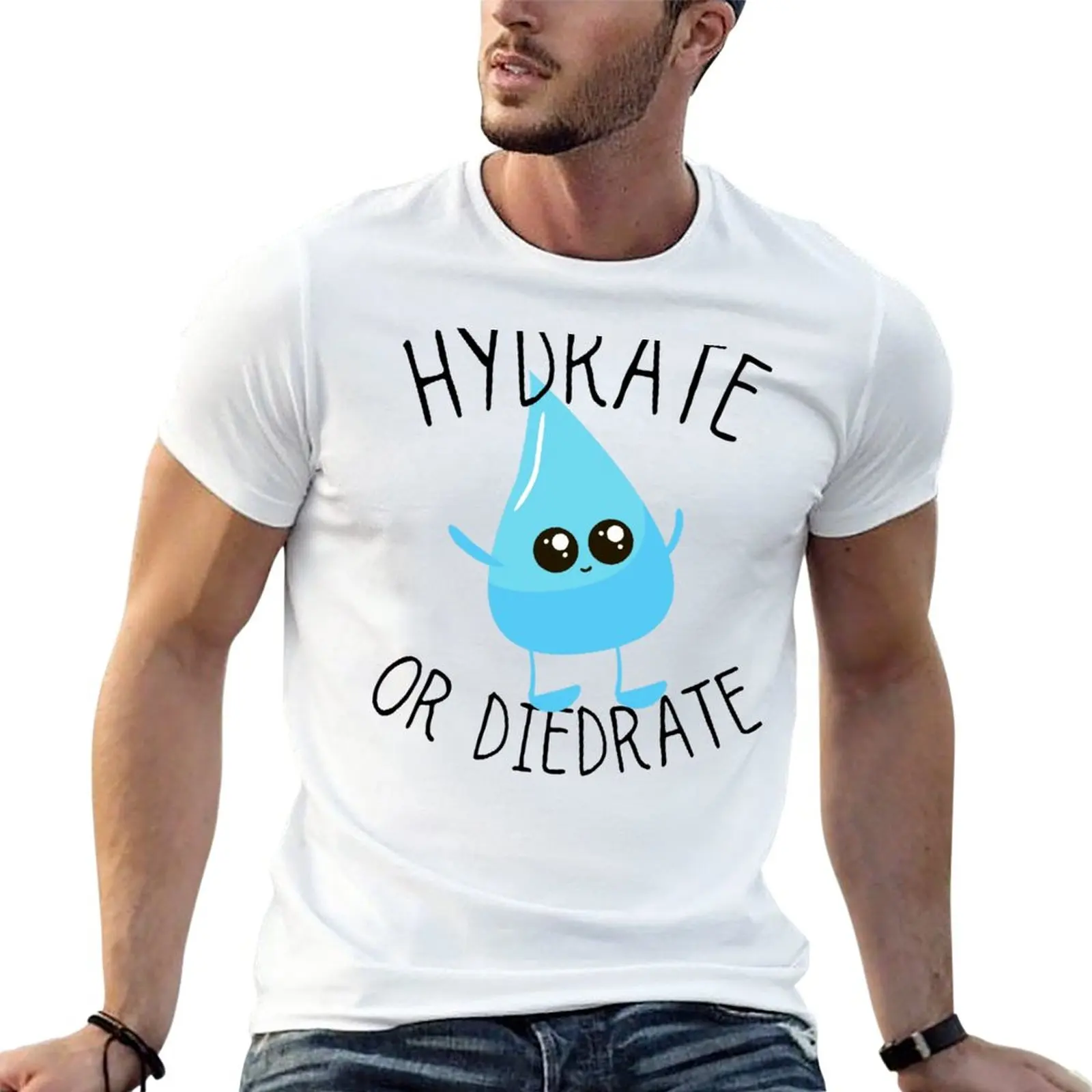 Funny Hydrate or Diedrate Design T-Shirt boys animal print shirt cute tops funnys vintage mens tall t shirts