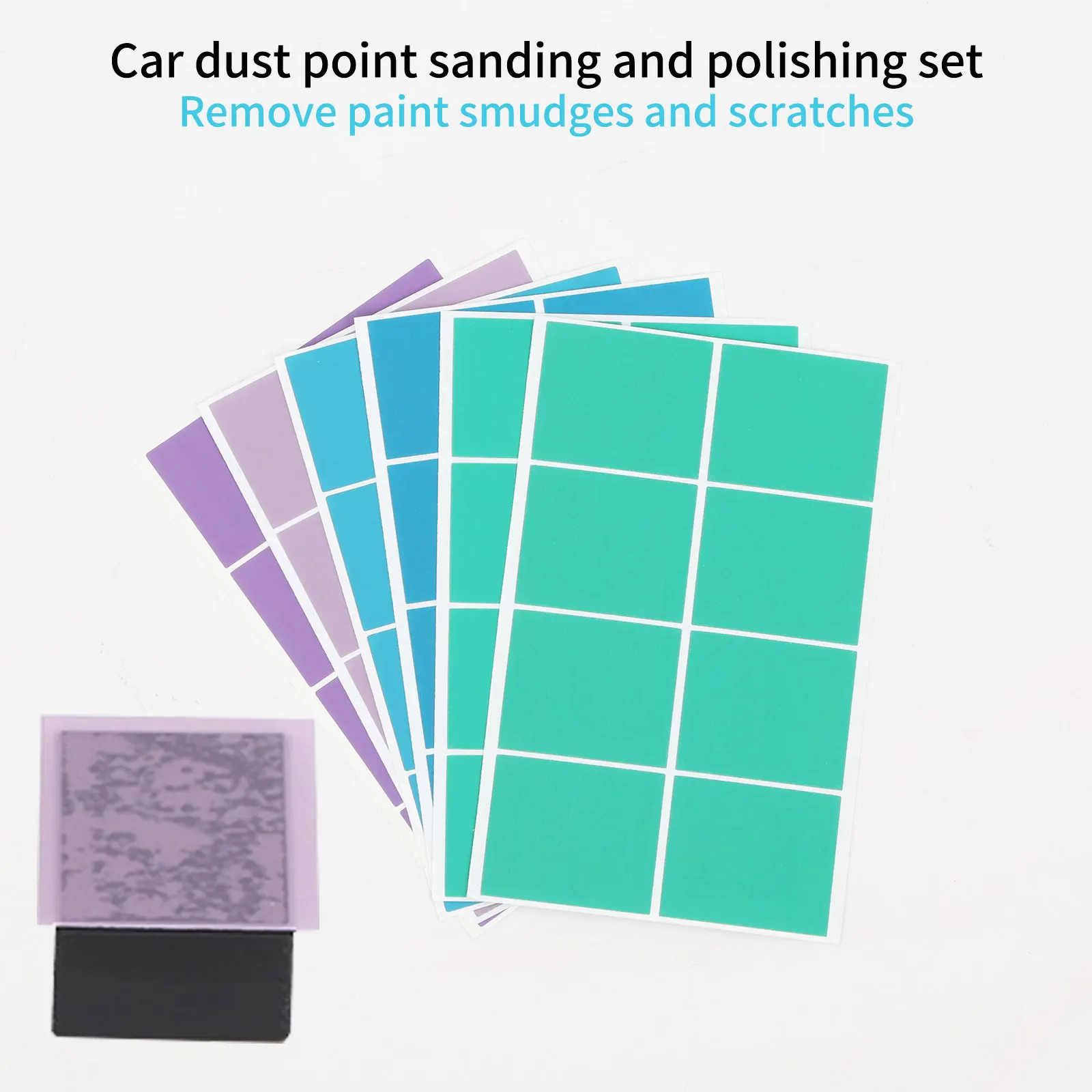 هوك وحلقة الصنفرة متنوعة طلاء السيارات بعد المعالجة أدوات الطحن إصلاح تلميع 600/800/1200/1500/2000/3000 حصى