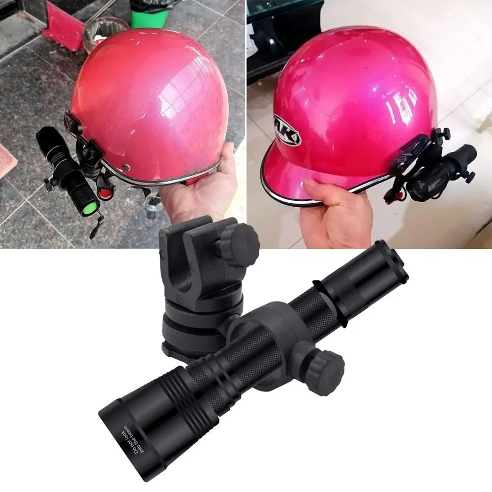 

Маленький и легкий пластик для шлема, черный держатель для фонарика, многоугольный фонарик