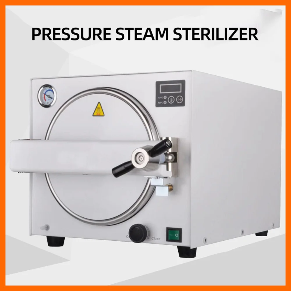 18L Dental Sterilizer Infrared Sterilizer Cabinet with Dry Oral Materials Hospital Sterilizer Vacuum Sterilizer Pot