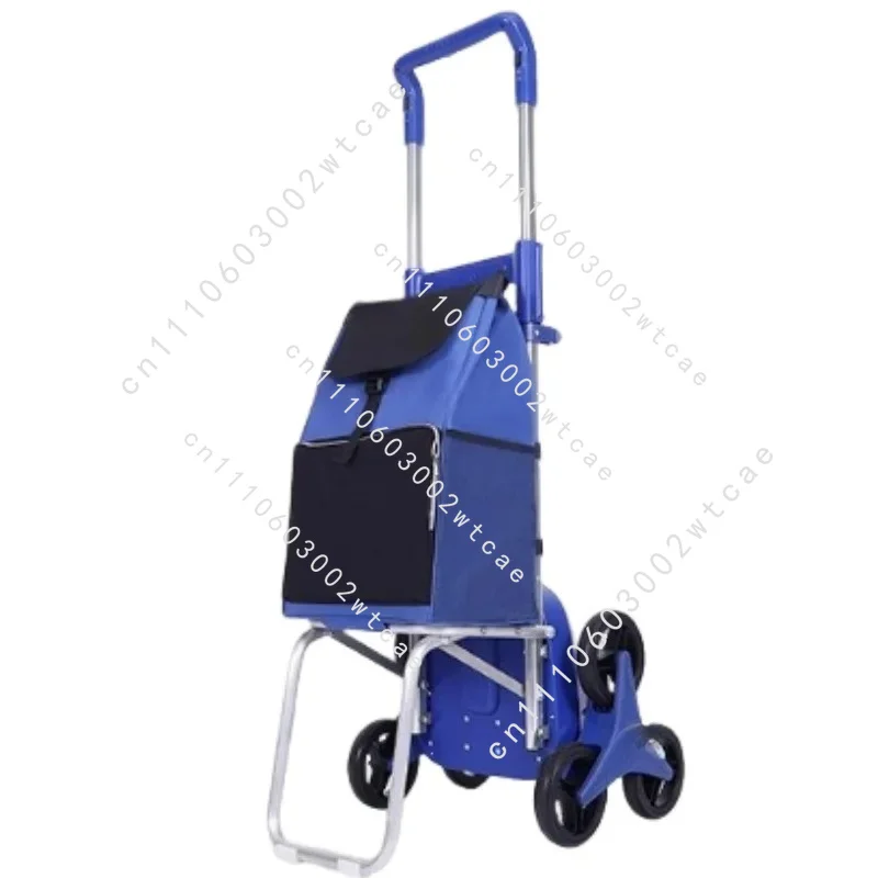 Portable Electric Stair Climbing Shopping Trolley, Large Capacity Labor-Saving
