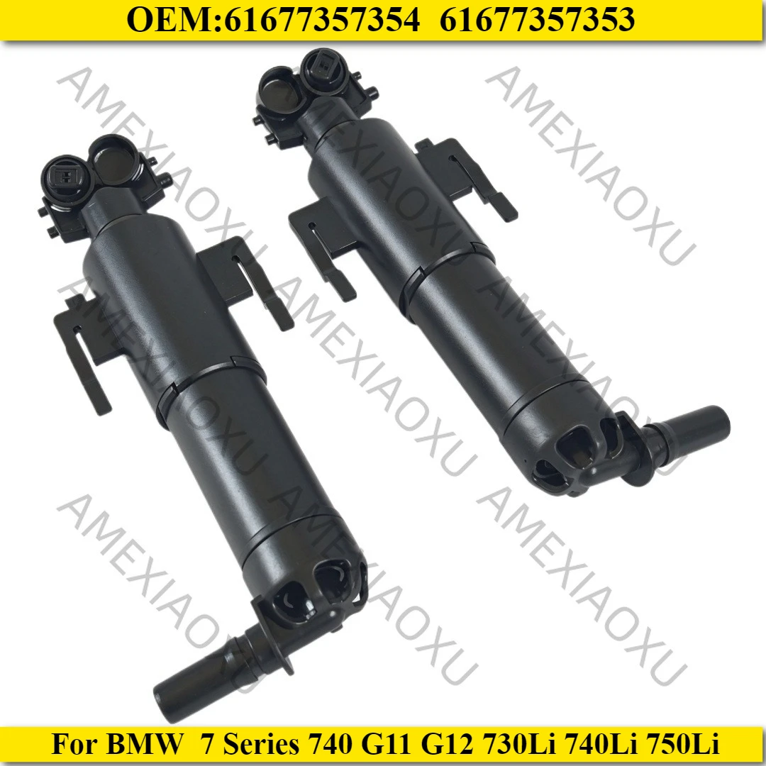 Car Headlight Washer Nozzle Front Left Or Right For BMW  7 Series 740 G11 G12 730Li 740Li 750Li 61677357354 61677357353
