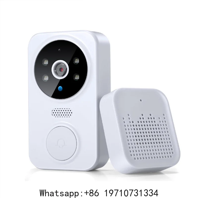 WiFi Smart Video Doorbell Camera Night Vision  Visual  APP Remote Monitoring Door Bell for Home Security