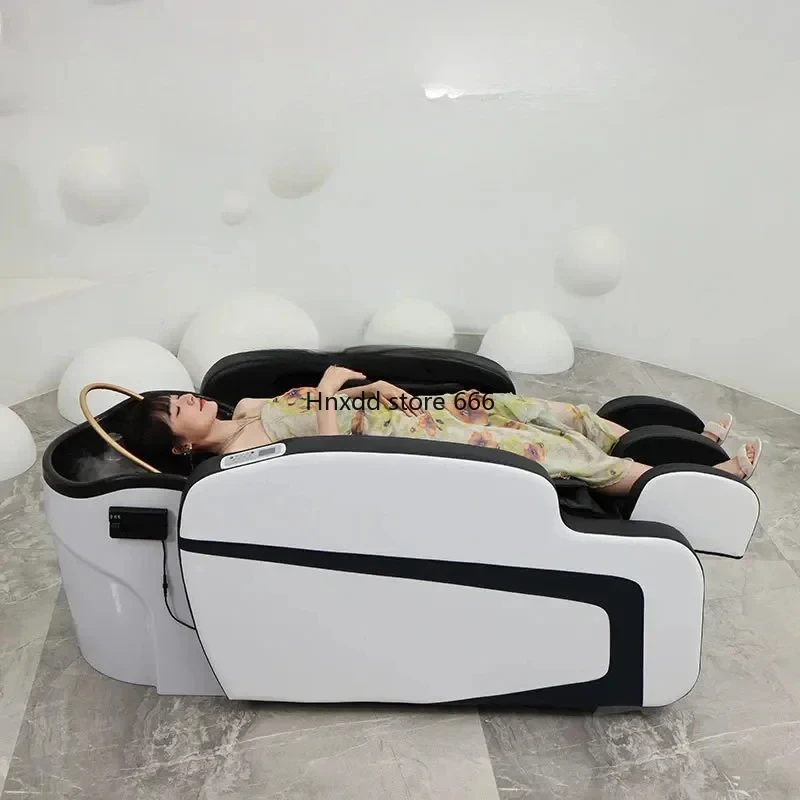 High-End Automatic Electric Massage Shampoo Bed Multifunctional Thai Head Therapy Bed Barber Shop