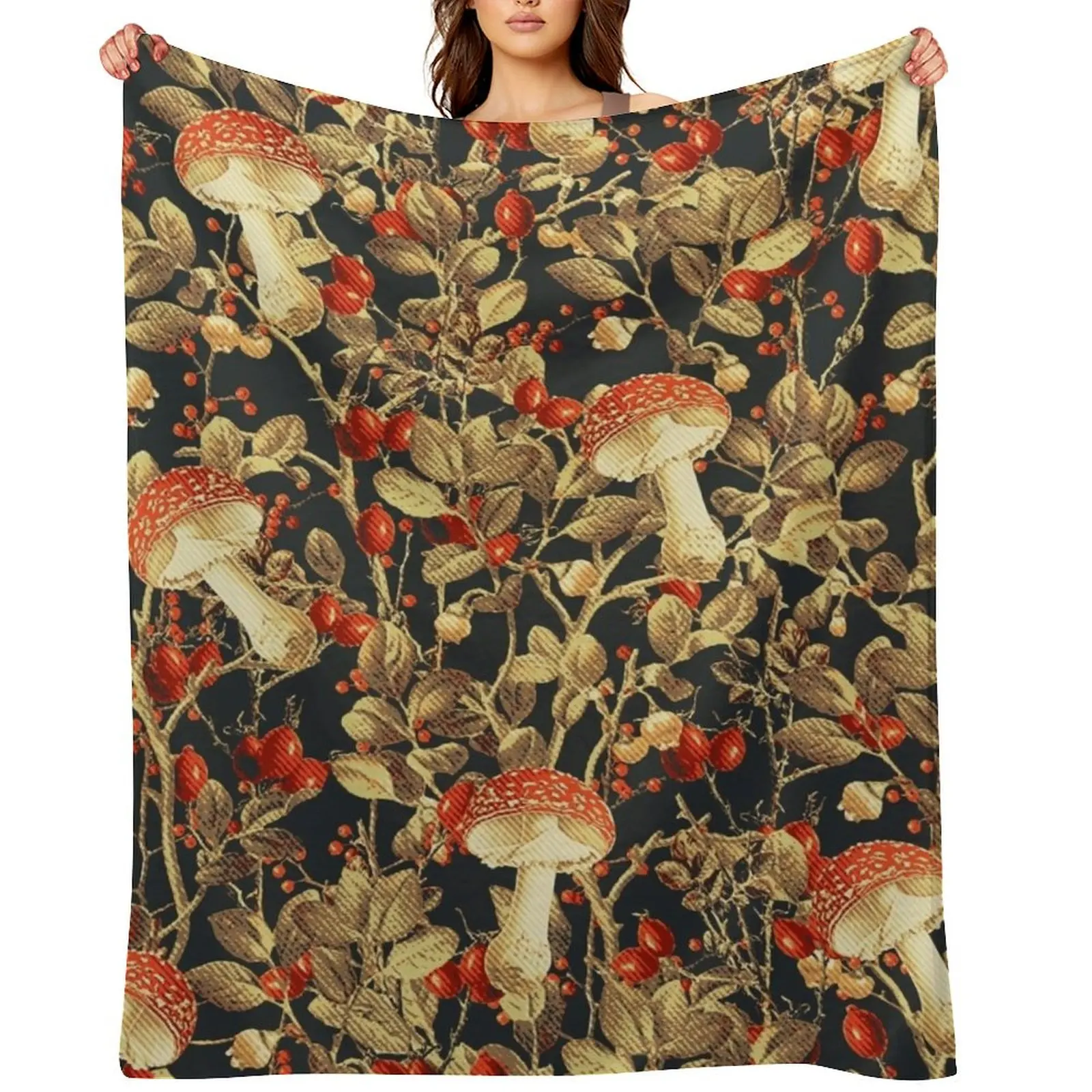 Vintage Garden 14 Throw Blanket Luxury Brand Luxury Soft Plaid Cute Blankets