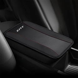 Exquisite Fashion Car Armrest Cushion Storage Box Cover Pad Mat Auto Interior Accessories For Honda City Crosstour BRV 2022 2023