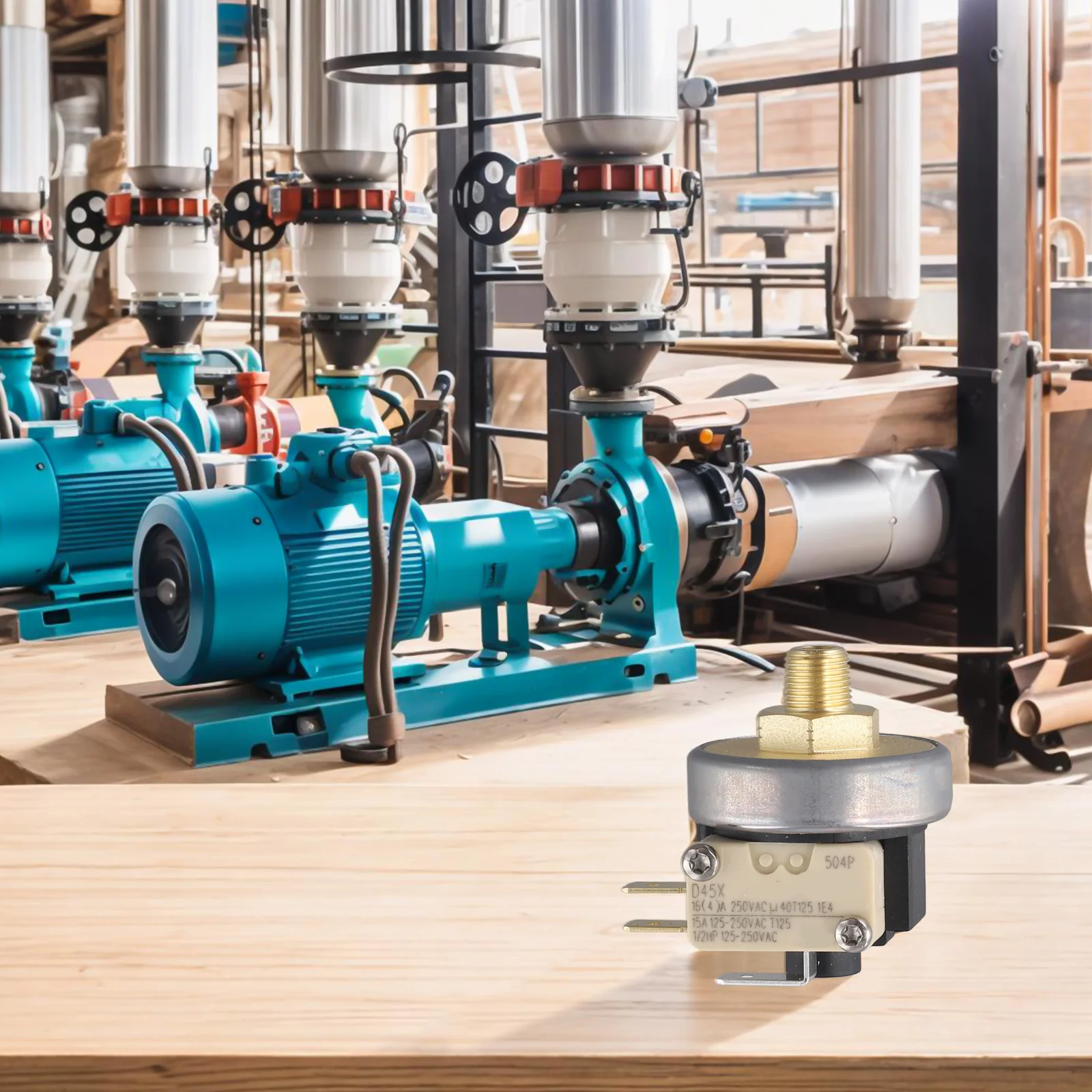 Steam Boiler Pressure Switch Copper Switch Steam Boiler Accessories Black Voltage 12V-250V Eye-catching Design