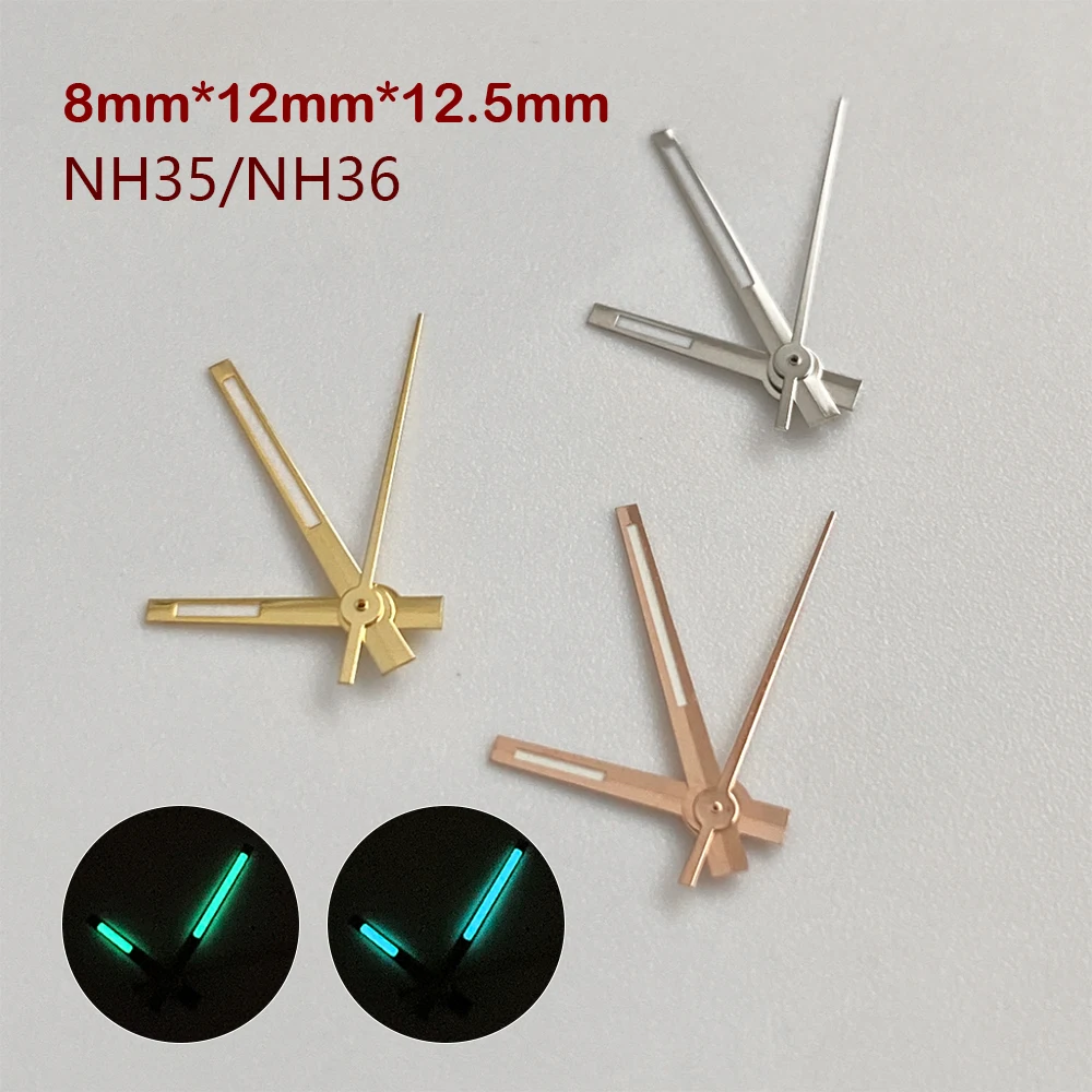 

Date just Watch Hands Watch Needles Green/Blue Luminous Suitable ForNH35/NH36 Automatic Movement Watches Accessories