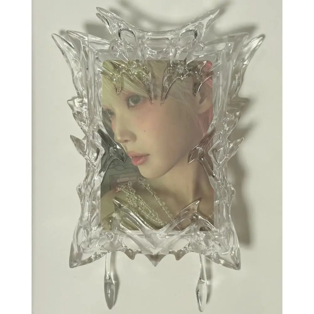 Transparent Magnetic Butterfly Card Sleeve Y2k Aesthetic 3D Photocard Holder Protector Advanced Sense Card Cover Card Display