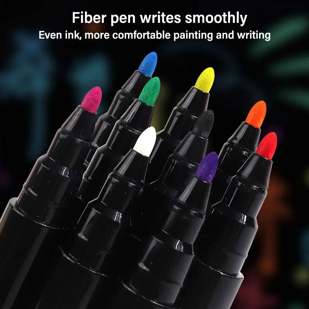 Dust Free Erasable Blackboard Graffiti Glass Window Painting Highlighters Liquid Chalk Pen Art Marker Pen Whiteboard Pen