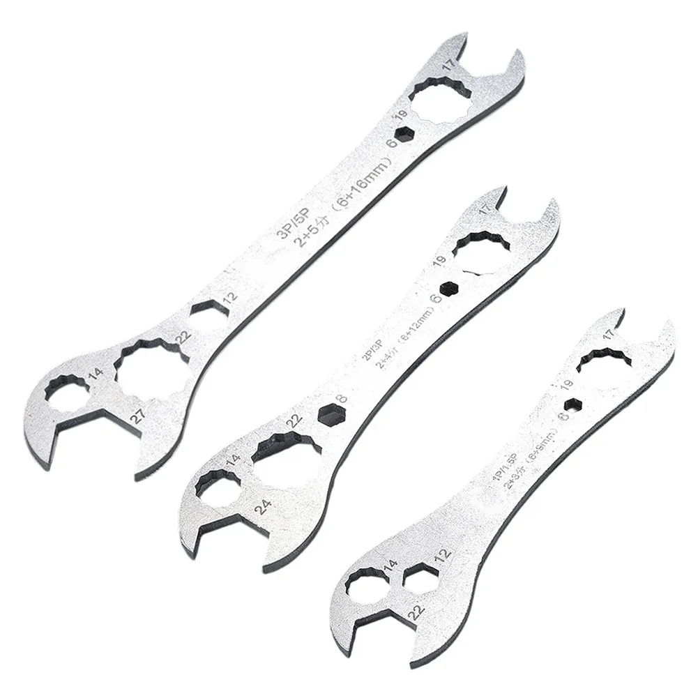 

Space Saving Multi Size Wrench Tool for Air Conditioner Maintenance and Mechanical Repairs 6 22mm 6 24mm 6 27mm