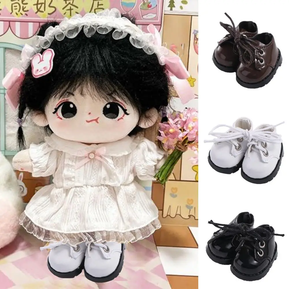 3.8cm Doll Shoes for 10cm Cotton Doll Toy,Mini PU Dolls Casual Shoes for BJD Doll,Russian Toys,DIY Handmade Dolls Accessories