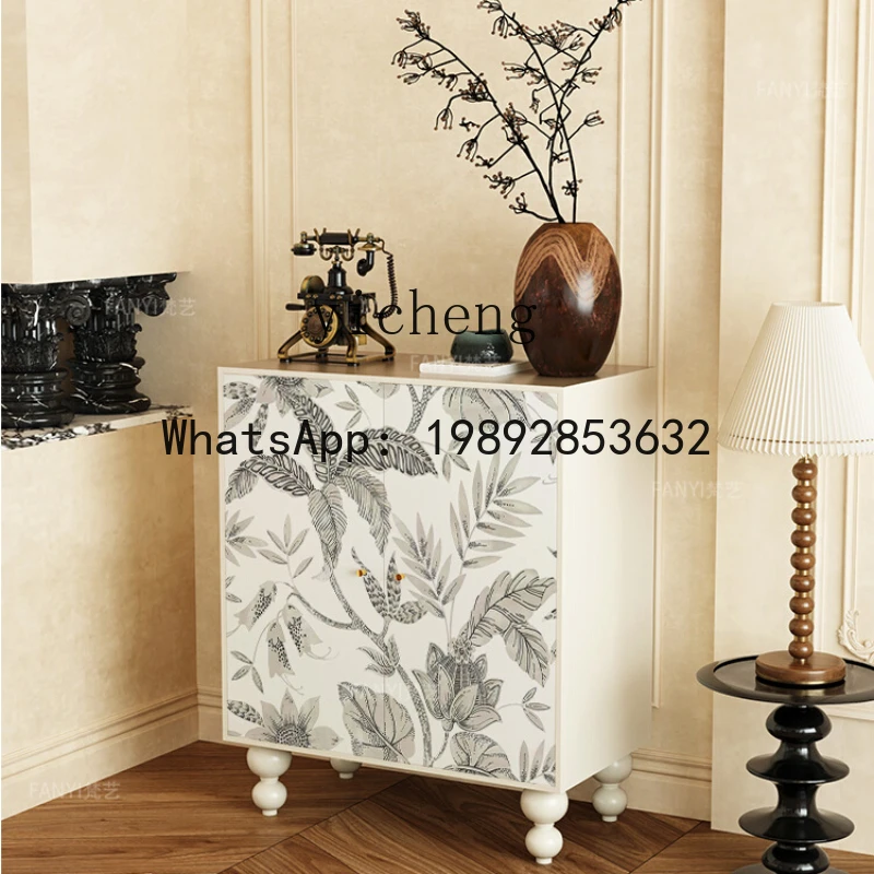 

Entry Door Shoe Cabinet Corridor Aisle Entrance Cabinet Living Room Sofa Edge Locker