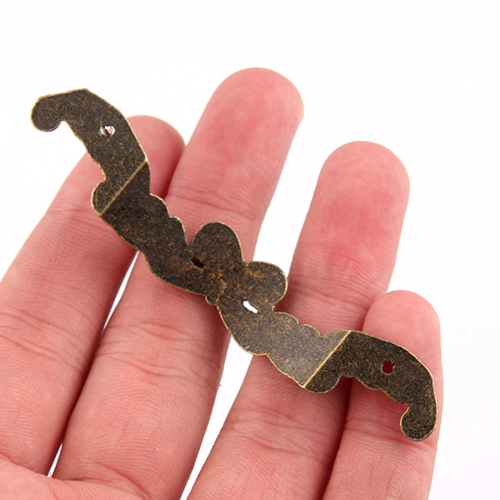 

10Pcs Vintage Cabinet Pull Handle Eyebrow Shaped Durable Drawer Grip Furniture Wardrobe Replacement Stylish Drawer Handle Metal