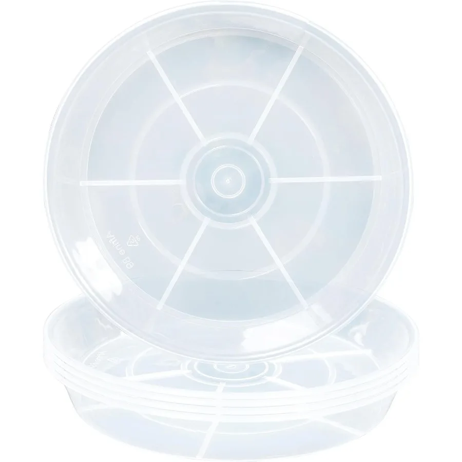 

2 упаковки блюдца для растений, поднос для капель, 12-дюймовый прочный пластиковый горшок для цветов, блюдца для внутреннего и наружного садового растения, капли воды